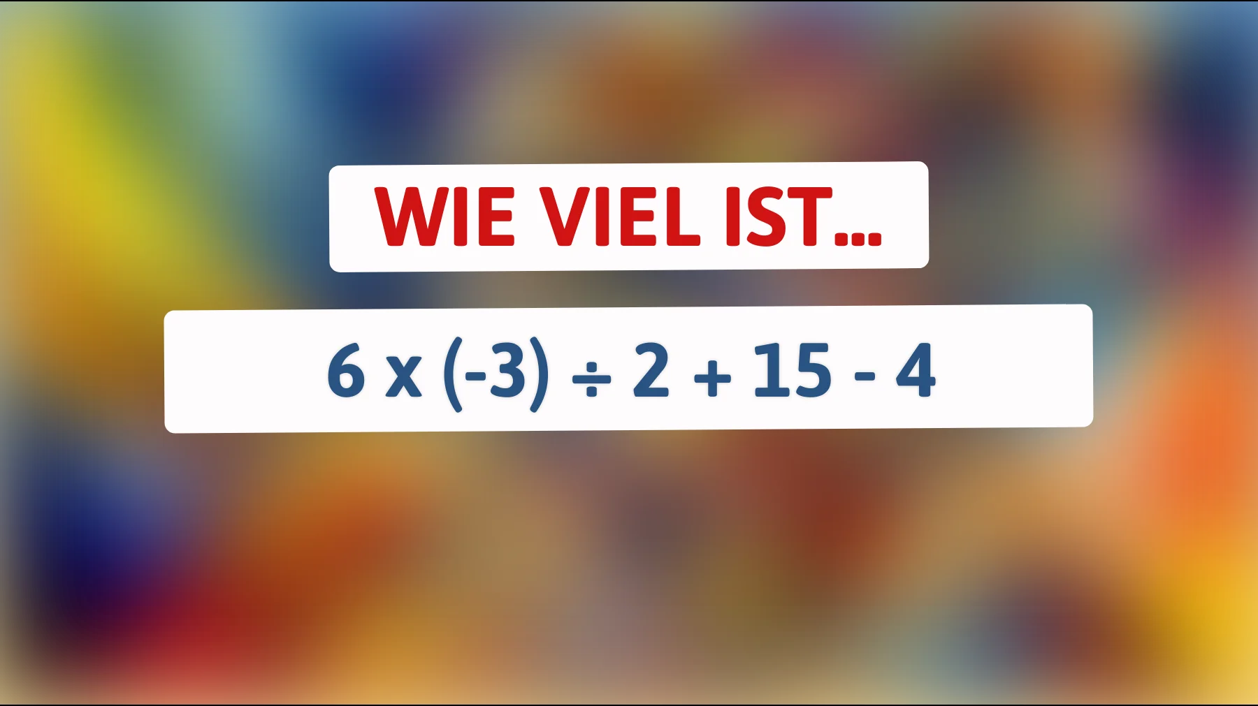 Bist du schlau genug für dieses Mathe-Rätsel? Löse das knifflige Problem, das nur wenige meistern!"