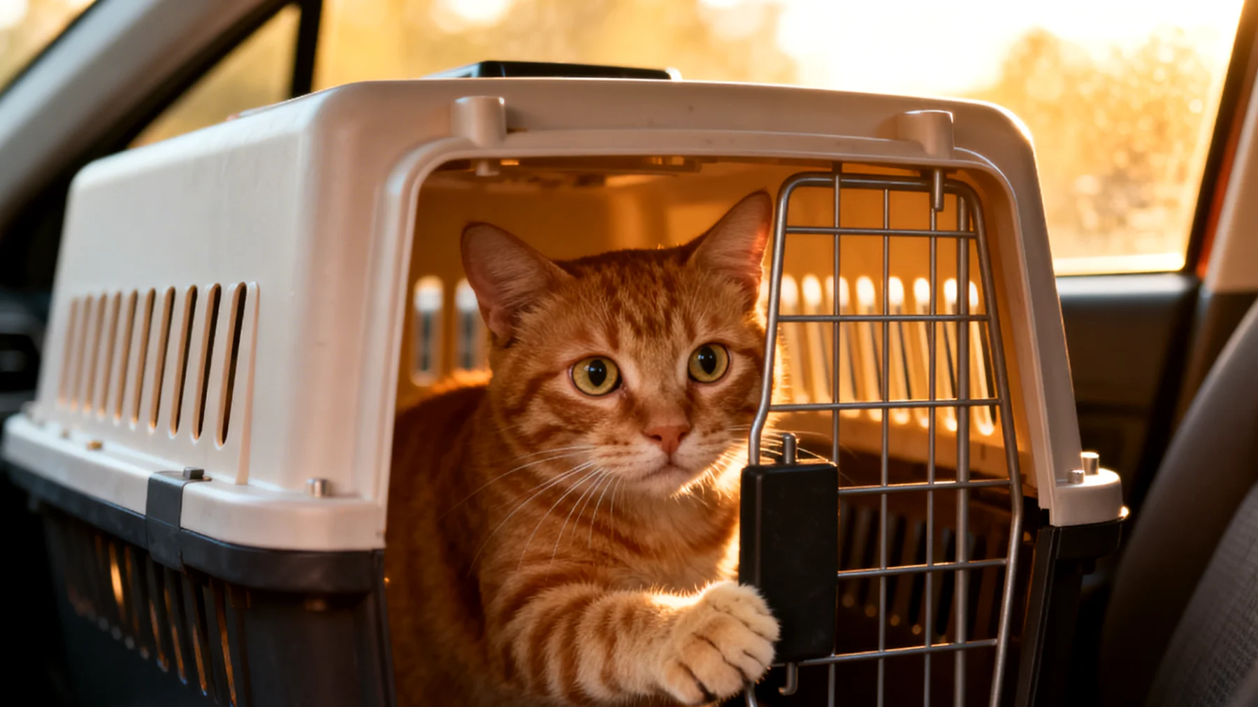 Katzen erleben während Reisen oft erheblichen Stress durch ungewohnte Umgebungen, Transportboxen und veränderte Routinen, was zu Angst, Unruhe, übermäßigem Miauen und manchmal auch zu körperlichen Symptomen wie Erbrechen oder Appetitlosigkeit führen kann"